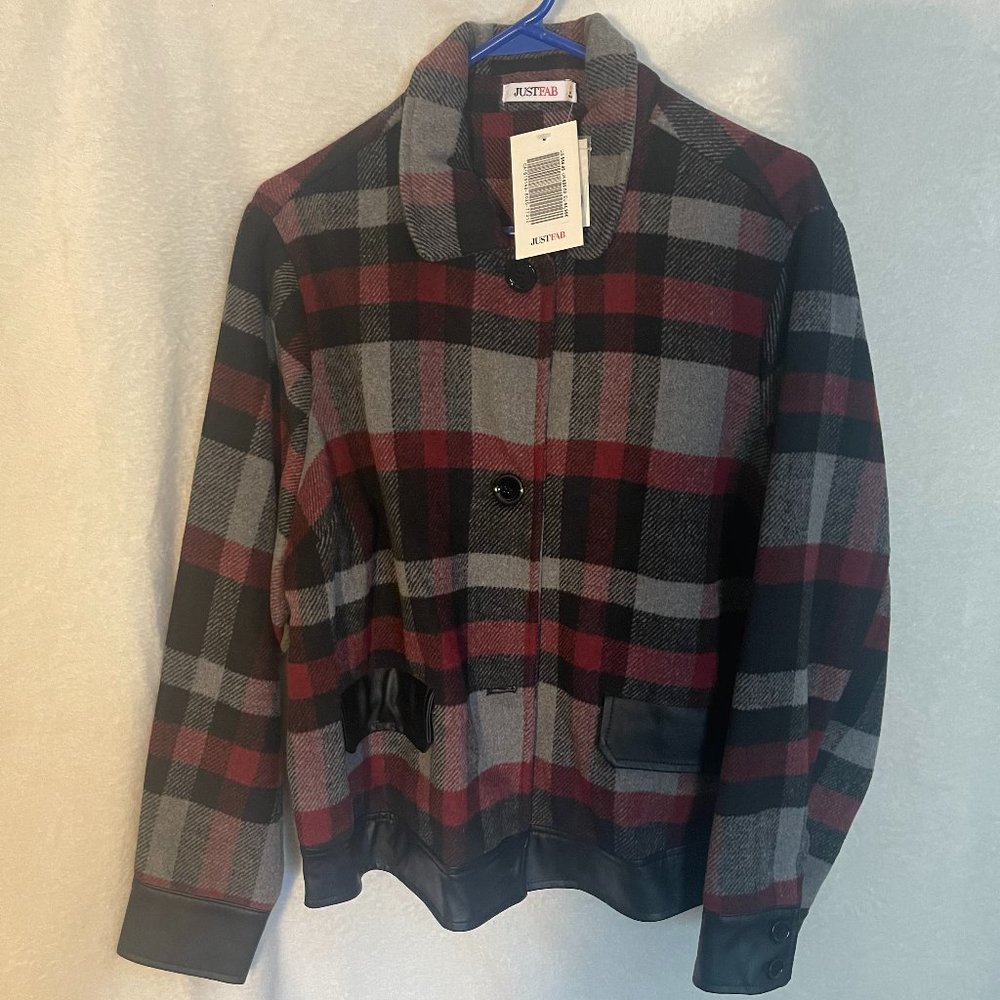 Plaid Bomber Jacket